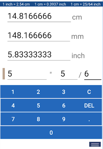 CMI converter - Image screenshot of android app