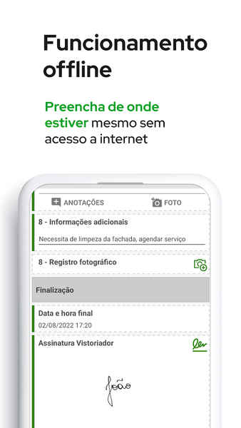 Produttivo Digital Reports - Image screenshot of android app