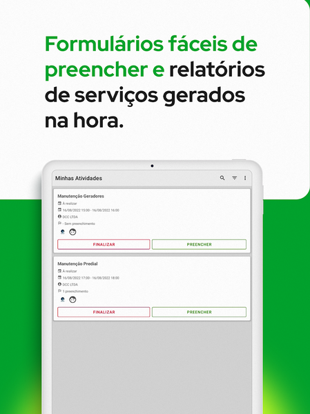 Produttivo Digital Reports - Image screenshot of android app