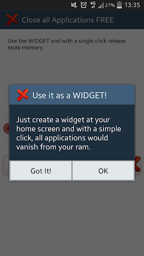 Close ALL Applications - Image screenshot of android app