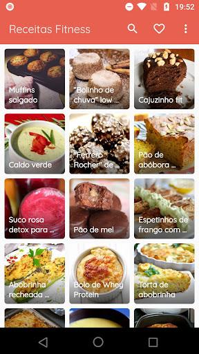 Receitas Fitness Saudáveis - Image screenshot of android app