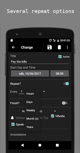 Alarm and pill reminder - عکس برنامه موبایلی اندروید