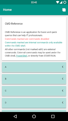 CMD 2 - عکس برنامه موبایلی اندروید