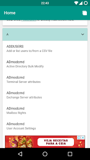 CMD ۲ - عکس برنامه موبایلی اندروید