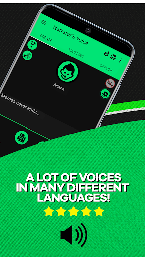 Narrator's Voice - TTS - Image screenshot of android app