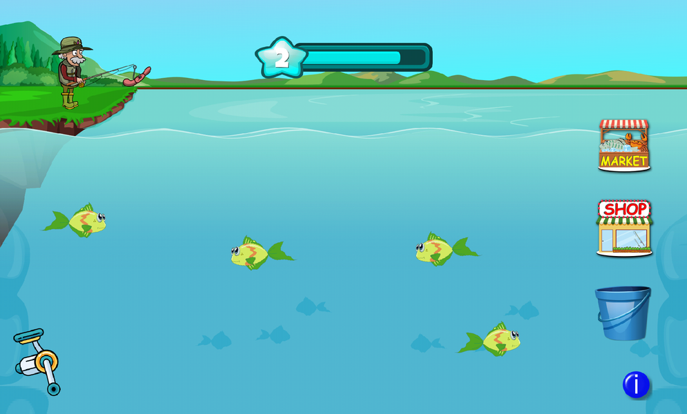 Lively fishing - Gameplay image of android game