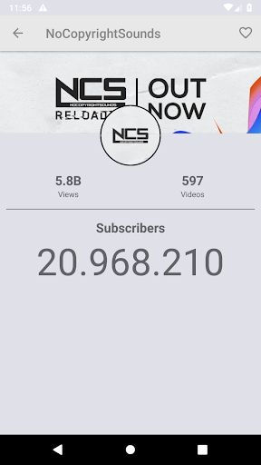 Subscribers Counter - Image screenshot of android app