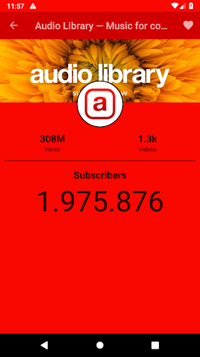 Subscribers Counter - عکس برنامه موبایلی اندروید
