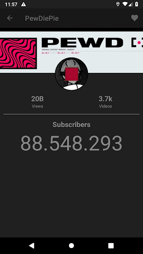 Subscribers Counter - عکس برنامه موبایلی اندروید