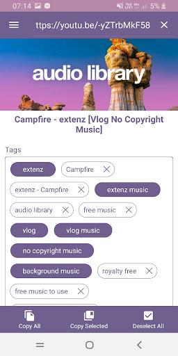 Tags for Videos - Image screenshot of android app