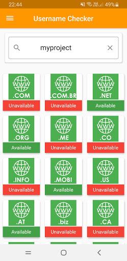 Username Checker - عکس برنامه موبایلی اندروید