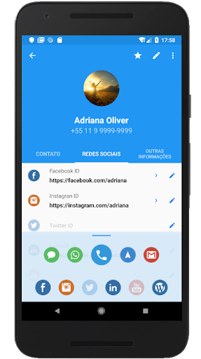 Phonebook - عکس برنامه موبایلی اندروید