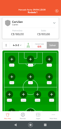 Parciais CFC - Image screenshot of android app