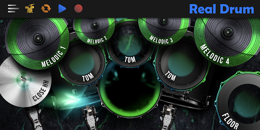 Real Drum electronic drums set - Image screenshot of android app