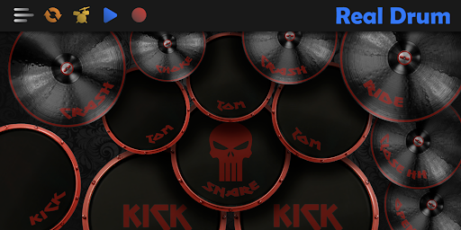 Real Drum electronic drums set - Image screenshot of android app