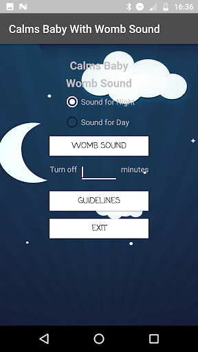 Calms Baby With Womb Sound - Image screenshot of android app