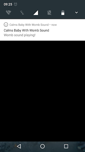 Calms Baby With Womb Sound - Image screenshot of android app