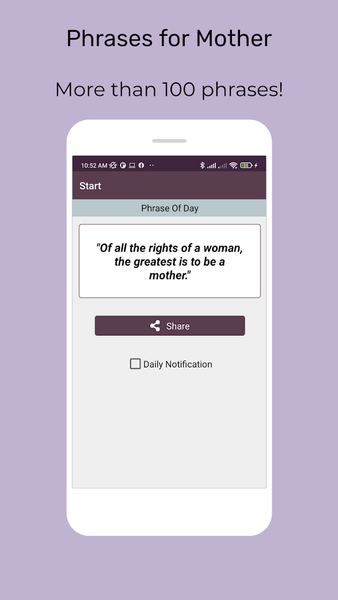 Phrases for Mother - Image screenshot of android app