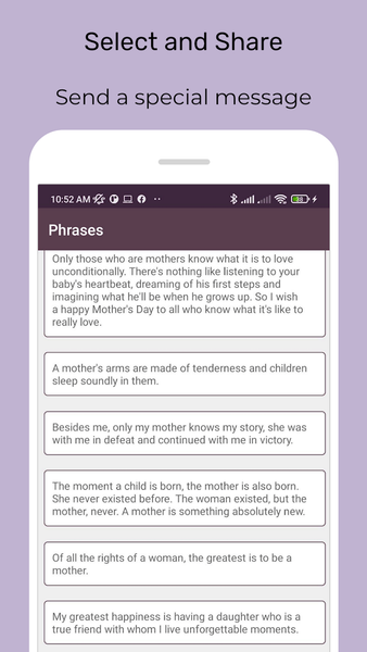 Phrases for Mother - Image screenshot of android app