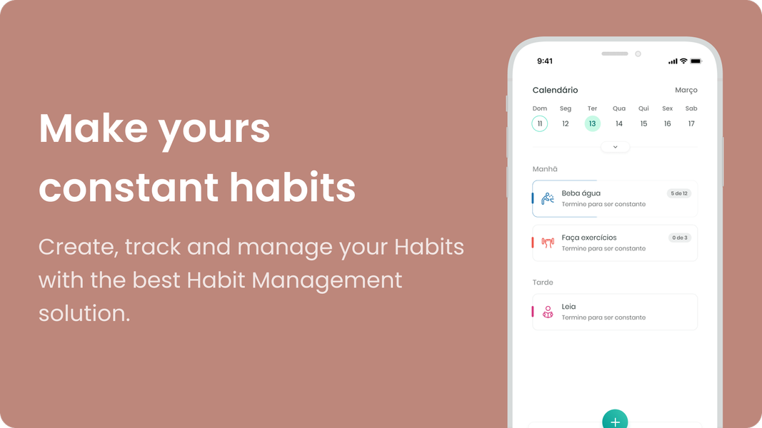 Constante: Habits and Goals - عکس برنامه موبایلی اندروید