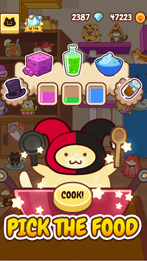 Baking of: Food Cats - Cute Kitty Collecting Game - عکس بازی موبایلی اندروید
