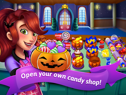 Halloween Candy Shop Food Game - عکس بازی موبایلی اندروید