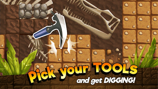 Dino Quest: Dig Dinosaur Game - عکس بازی موبایلی اندروید