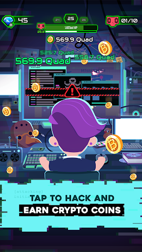 Hacking Hero: Hacker Clicker - عکس بازی موبایلی اندروید