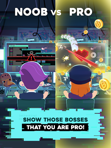 Hacking Hero: Hacker Clicker - عکس بازی موبایلی اندروید