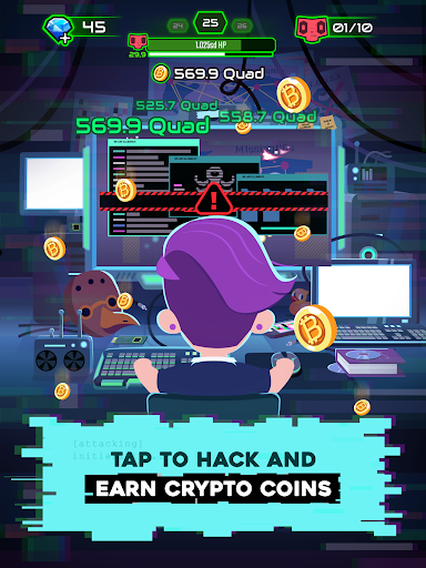 Hacking Hero: Hacker Clicker - عکس بازی موبایلی اندروید