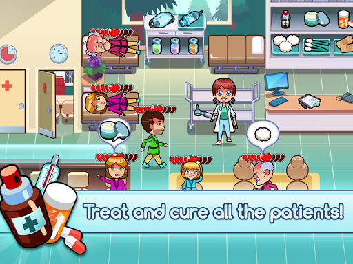 Hospital Dash Tycoon Simulator - Gameplay image of android game