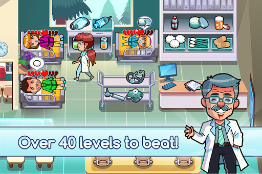 Hospital Dash Tycoon Simulator - Gameplay image of android game