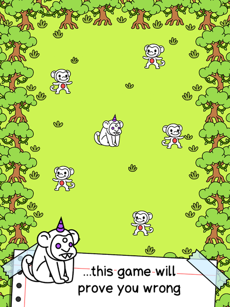 Monkey Evolution: Idle Clicker - Gameplay image of android game