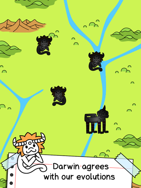 Monkey Evolution: Idle Clicker - Gameplay image of android game