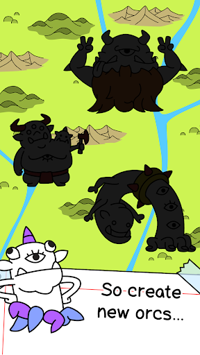 Orc Evolution: Create Monsters - Gameplay image of android game