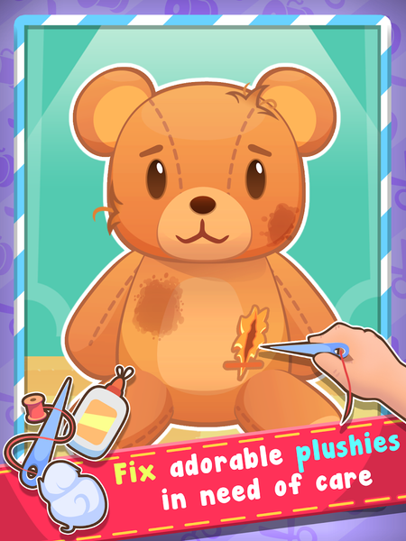 Plush Hospital Teddy Bear Game - Gameplay image of android game