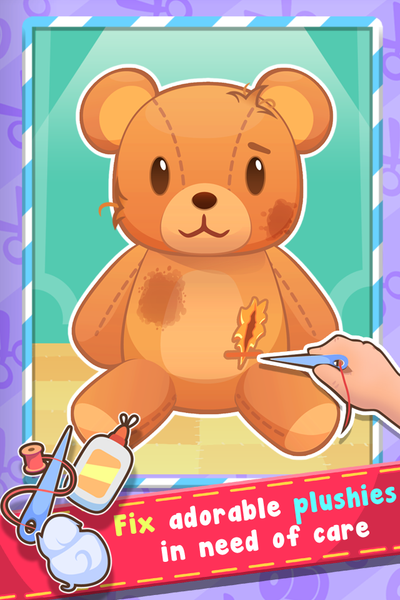 Plush Hospital Teddy Bear Game - Gameplay image of android game