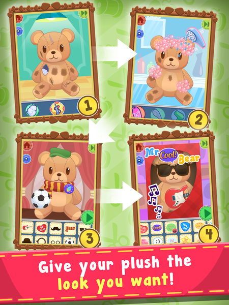 Plush Hospital Teddy Bear Game - Gameplay image of android game