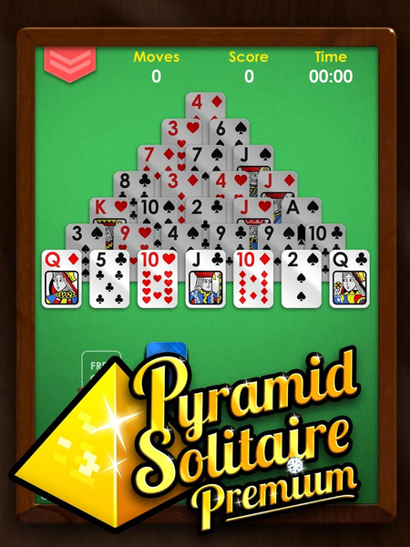 Pyramid Solitaire Premium Card - Gameplay image of android game