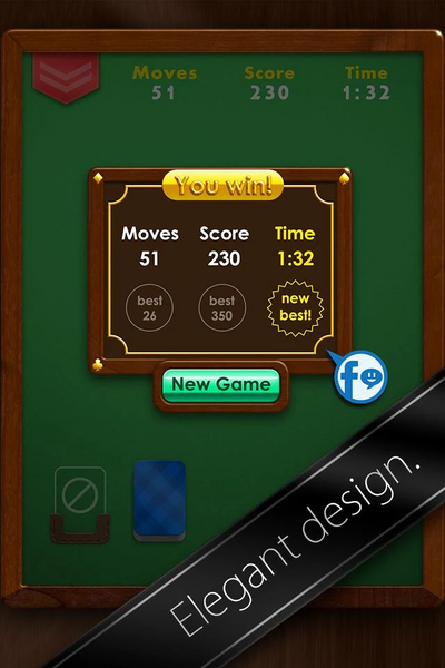 Pyramid Solitaire Premium Card - Gameplay image of android game