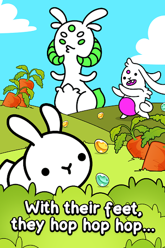 Rabbit Evolution: Merge Bunny - Gameplay image of android game