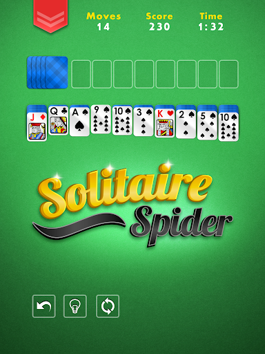 Spider Solitaire: Card Game - Gameplay image of android game