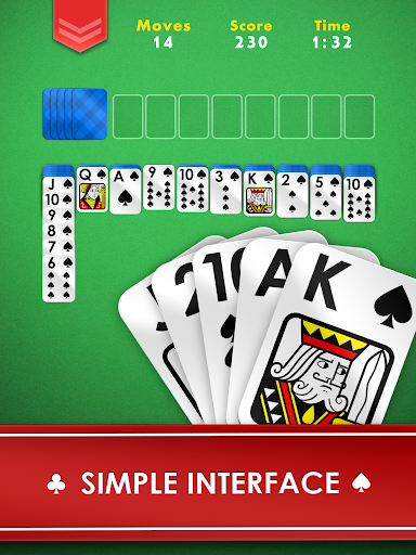 Spider Solitaire: Card Game - Gameplay image of android game
