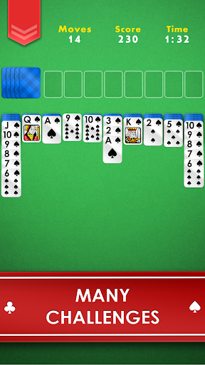 Spider Solitaire: Card Game - Gameplay image of android game