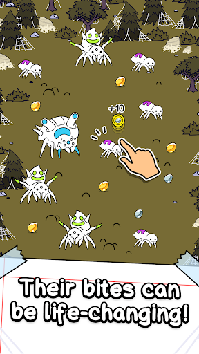 Spider Evolution: Idle Game - Gameplay image of android game