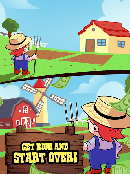 Idle Farm Inc.: Tycoon Game - عکس بازی موبایلی اندروید