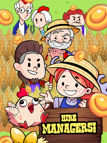 Idle Farm Inc.: Tycoon Game - عکس بازی موبایلی اندروید