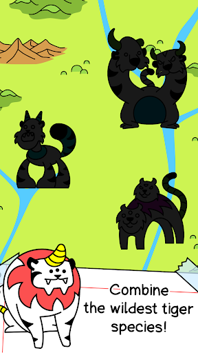 Tiger Evolution Idle Wild Cats - Gameplay image of android game
