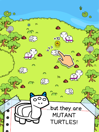 Turtle Evolution: Idle Game - Gameplay image of android game