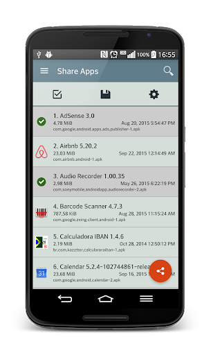 Share Apps - عکس برنامه موبایلی اندروید
